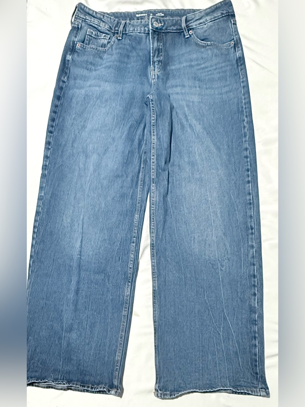 Old Navy Light Blue Wide-Leg Jeans Size 14